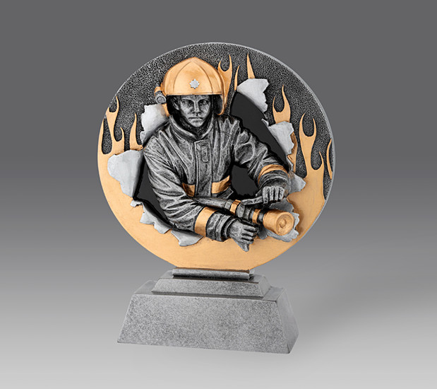 statuetka FG1180 stra�ak, h.20 puchary statuetki medale