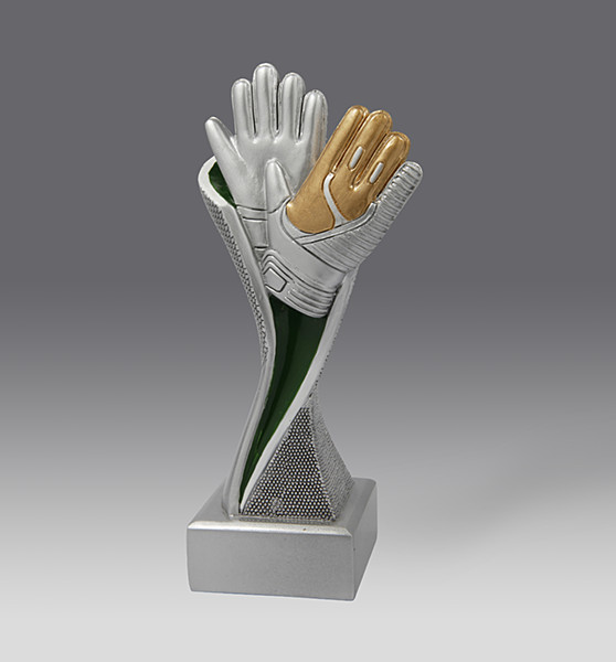 statuetka pi�ka no�na bramkarz, h.17 puchary statuetki medale