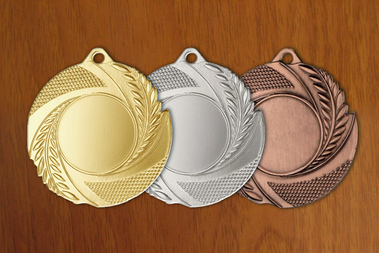 medal 50 mm na wklejk� 25 mm - br�zowy (produkt niedost�pny) puchary statuetki medale